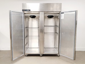 Thumbnail image of Foster XTRA XR1300L Upright Double Door Stainless Steel Freezer with 22x Trays