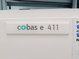 Thumbnail image of Roche Cobas e 411 Automated Analyser (Disk System) with Stand