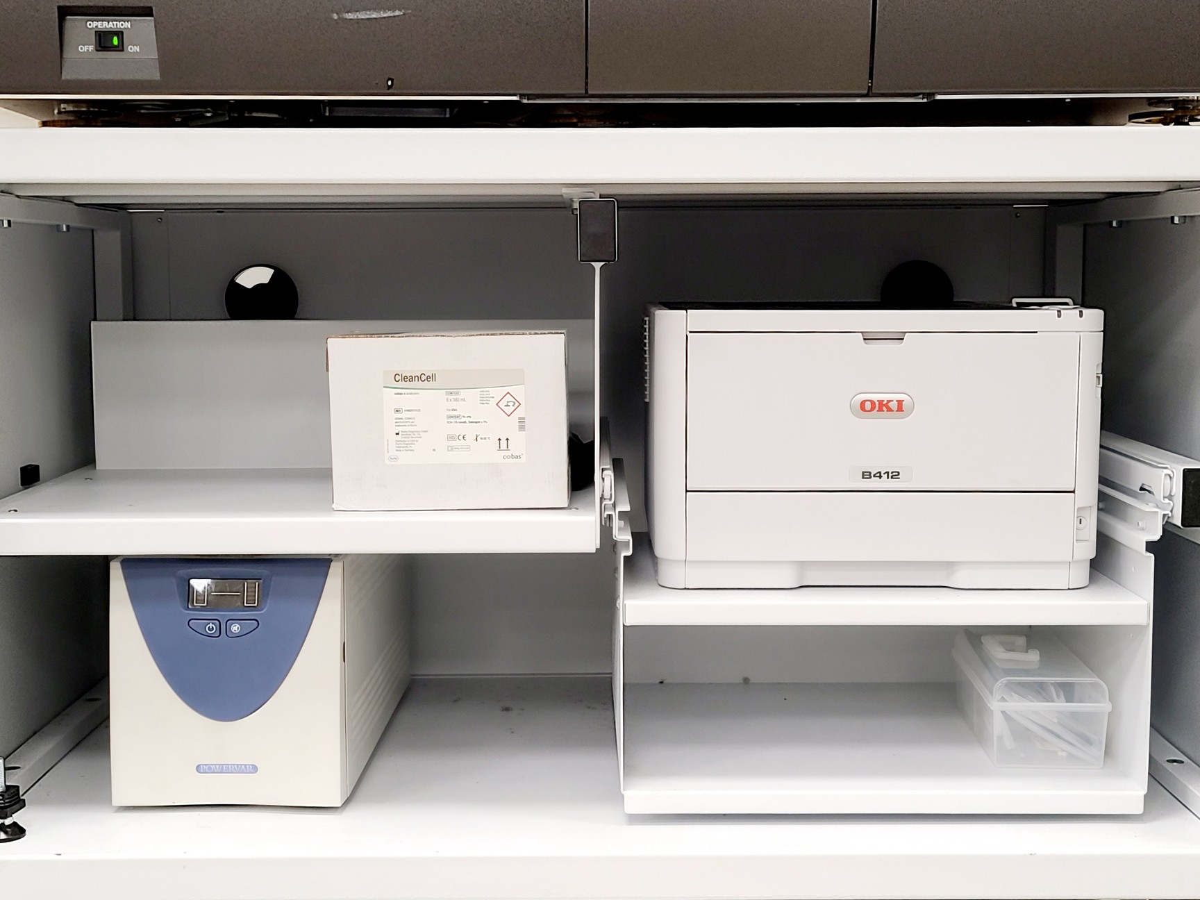 Image of Roche Cobas e 411 Automated Analyser (Disk System) with Stand