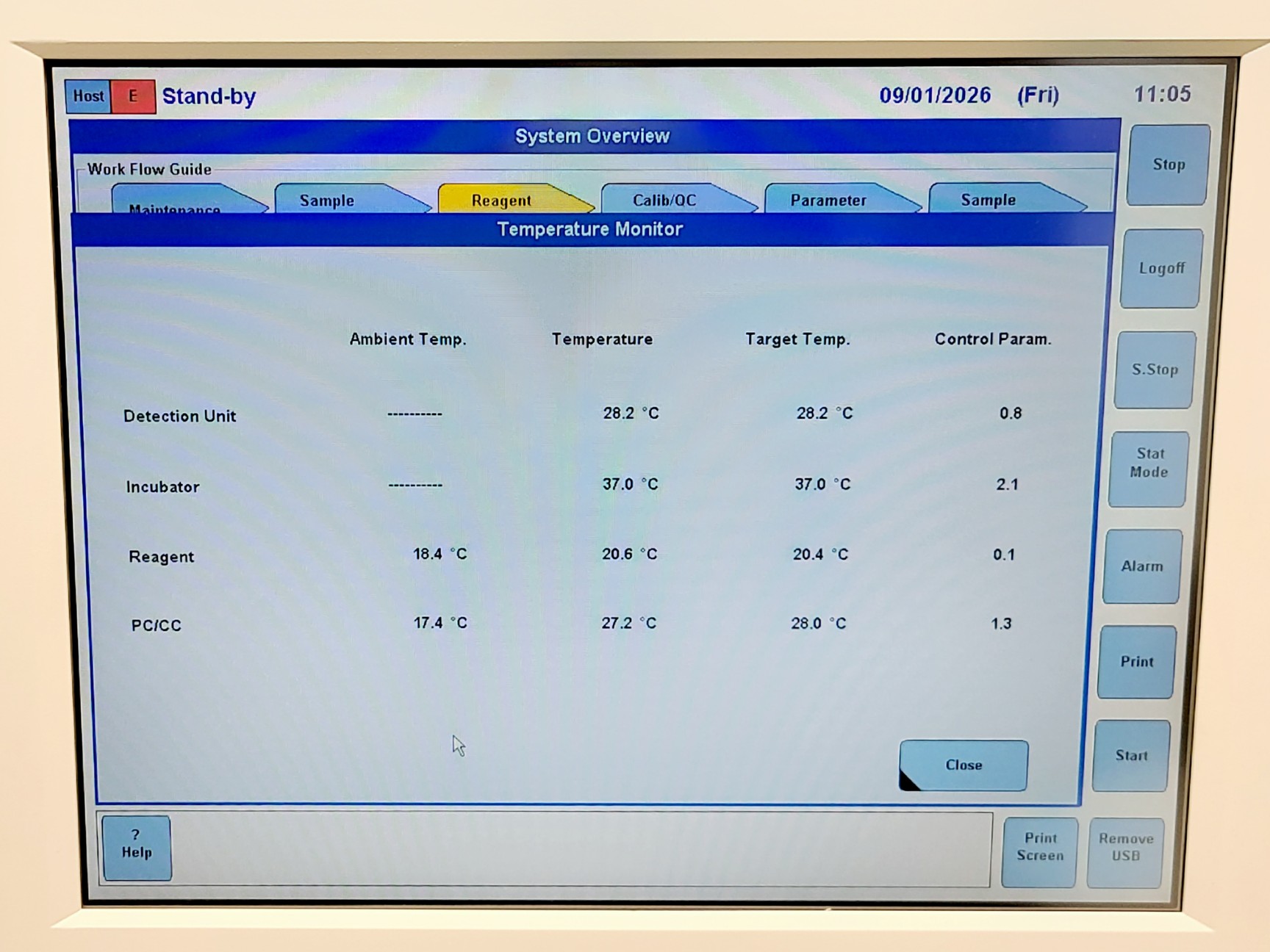 Image of Roche Cobas e 411 Automated Analyser (Disk System) with Stand