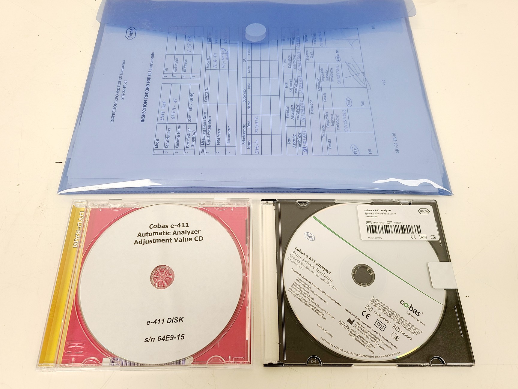 Image of Roche Cobas e 411 Automated Analyser (Disk System) with Stand
