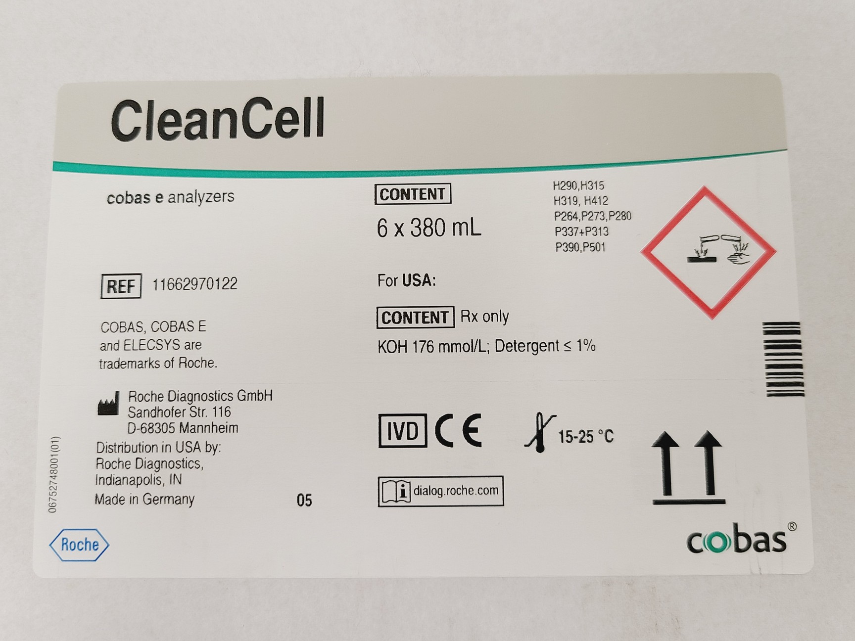 Image of Roche Cobas e 411 Automated Analyser (Disk System) with Stand