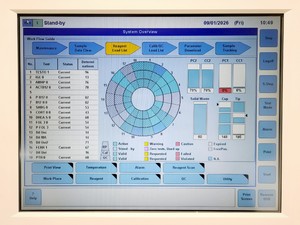 Thumbnail image of Roche Cobas e 411 Automated Analyser (Disk System) with Stand
