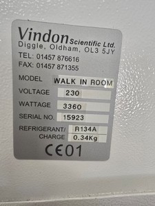 Thumbnail image of 5 x Units Nexia Scientific Environmental Stability Room (Temperature & Humidity)