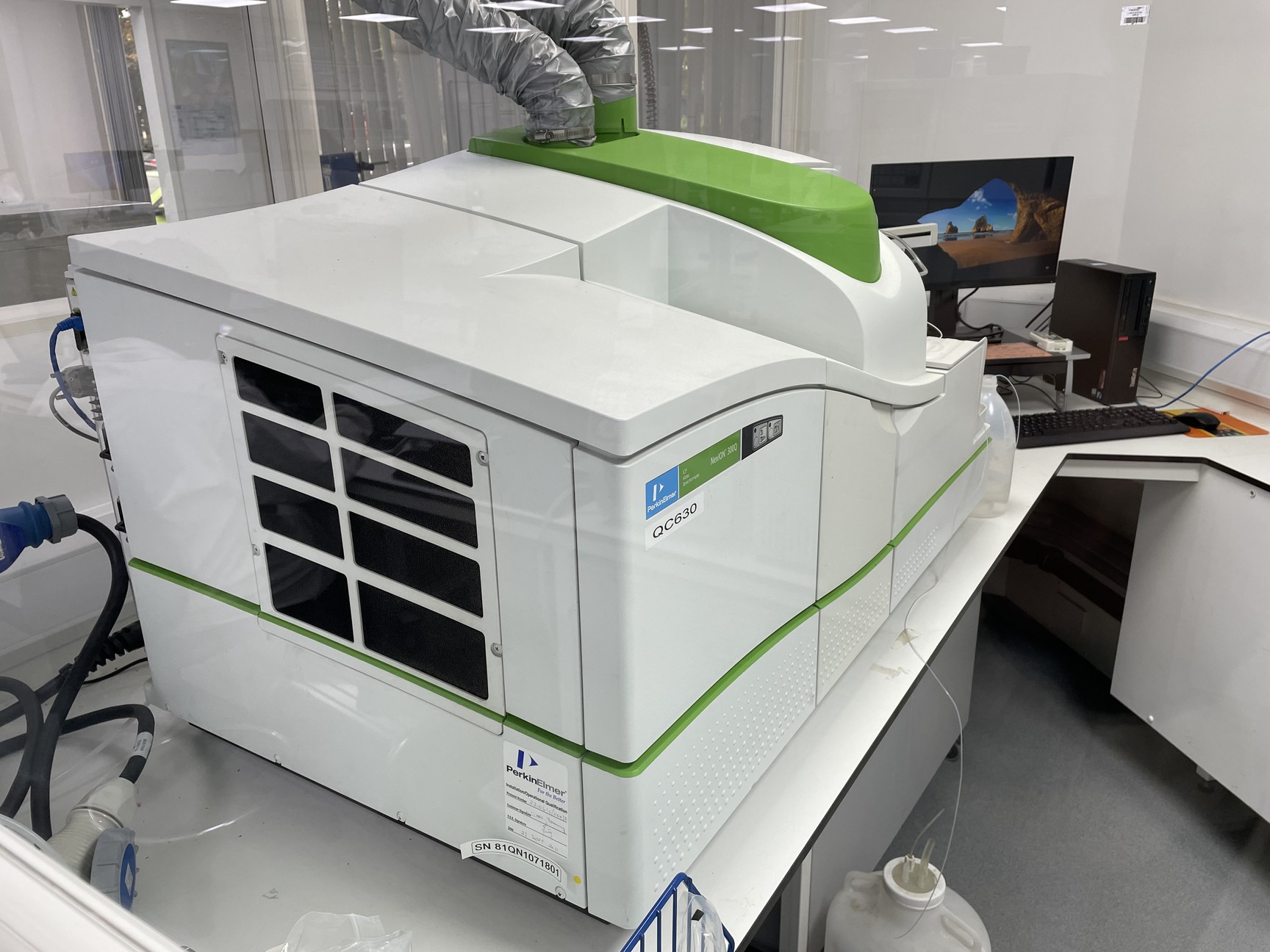 Image of PerkinElmer NexION 300Q ICP-MS with S10 Autosampler, WhisperCool Chiller & SV40B