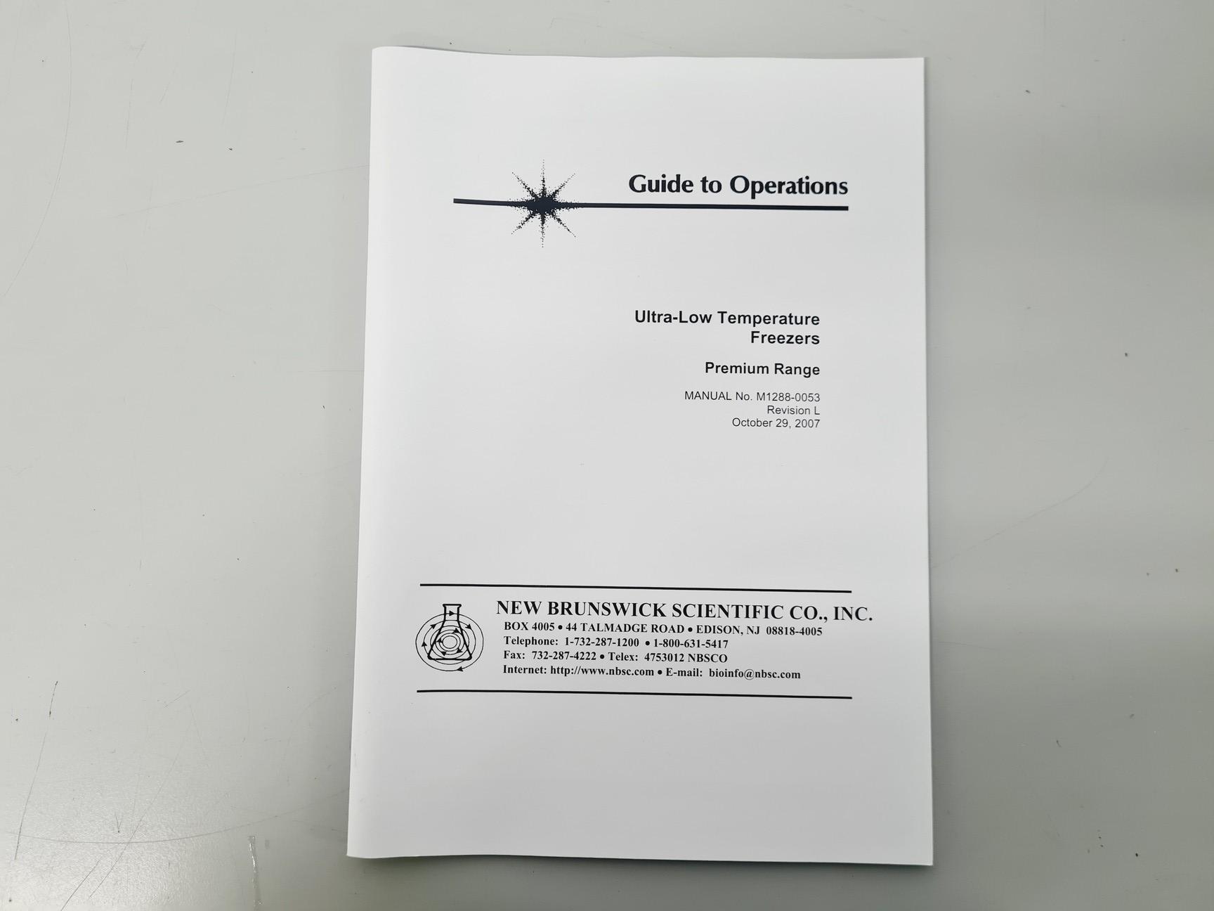 Image of New Brunswick Scientific U725 Innova Ultra Low Temperature Freezer