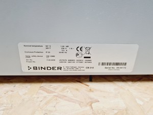 Thumbnail image of Binder CB 210 CO2 Incubator Lab