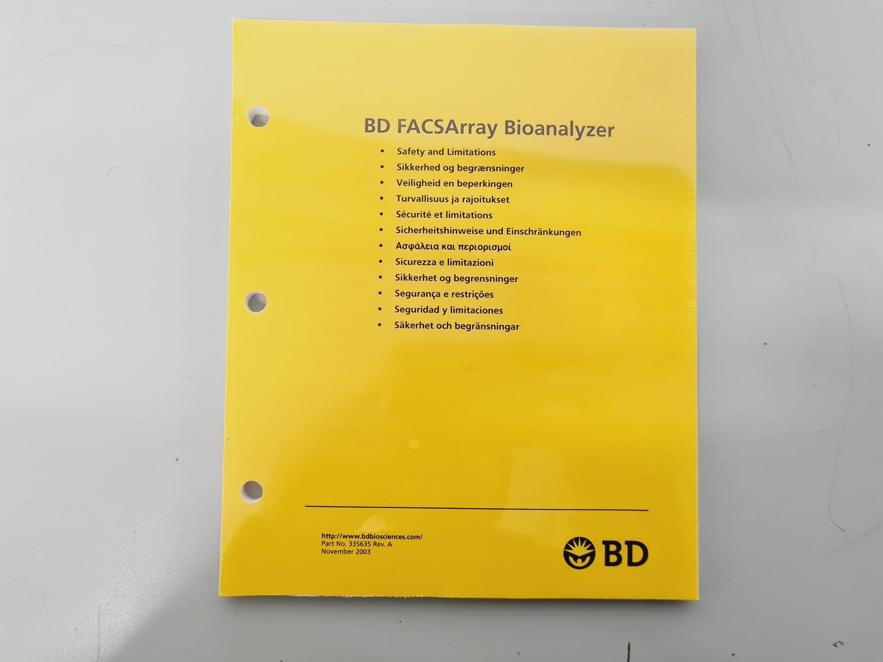 Image of BD FACSAria IIu Cell Sorter System Spares/Repair Lab