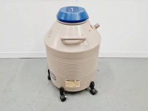 Thumbnail image of Taylor-Wharton 35 VHC Liquid Nitrogen Dewar with wheeled stand