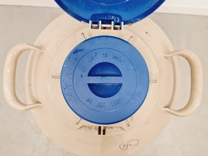 Thumbnail image of Taylor-Wharton 35 VHC Liquid Nitrogen Dewar with wheeled stand