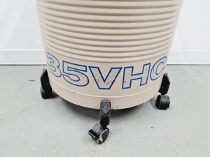 Thumbnail image of Taylor-Wharton 35 VHC Liquid Nitrogen Dewar with wheeled stand