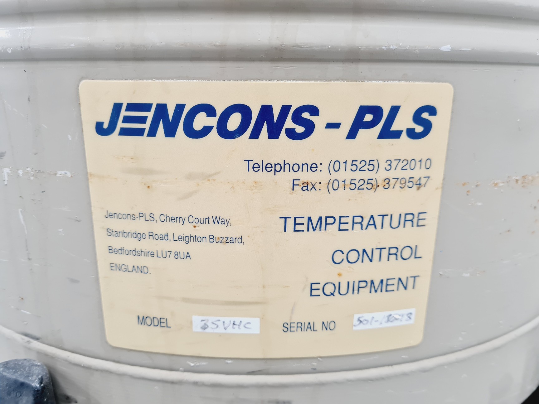 Image of Taylor-Wharton 35 VHC Liquid Nitrogen Dewar with wheeled stand