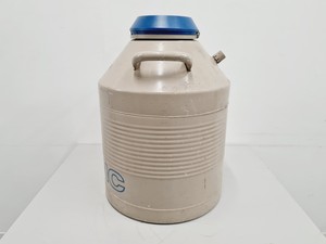 Thumbnail image of Taylor-Wharton 35 VHC Liquid Nitrogen Dewar with wheeled stand