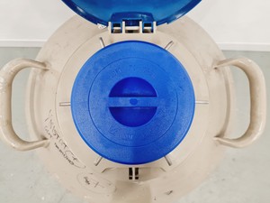 Thumbnail image of Taylor-Wharton 35 VHC Liquid Nitrogen Dewar with wheeled stand