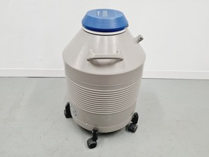 Thumbnail image of Taylor-Wharton 35 HC Liquid Nitrogen Dewar with wheeled stand