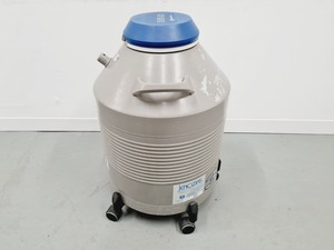 Thumbnail image of Taylor-Wharton 35 HC Liquid Nitrogen Dewar with wheeled stand