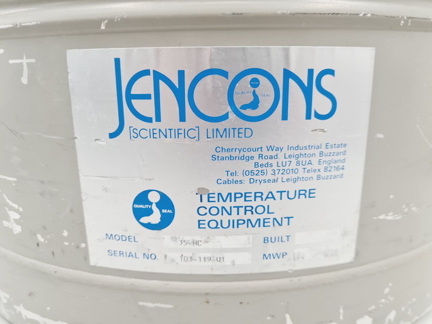 Image of Taylor-Wharton 35 HC Liquid Nitrogen Dewar