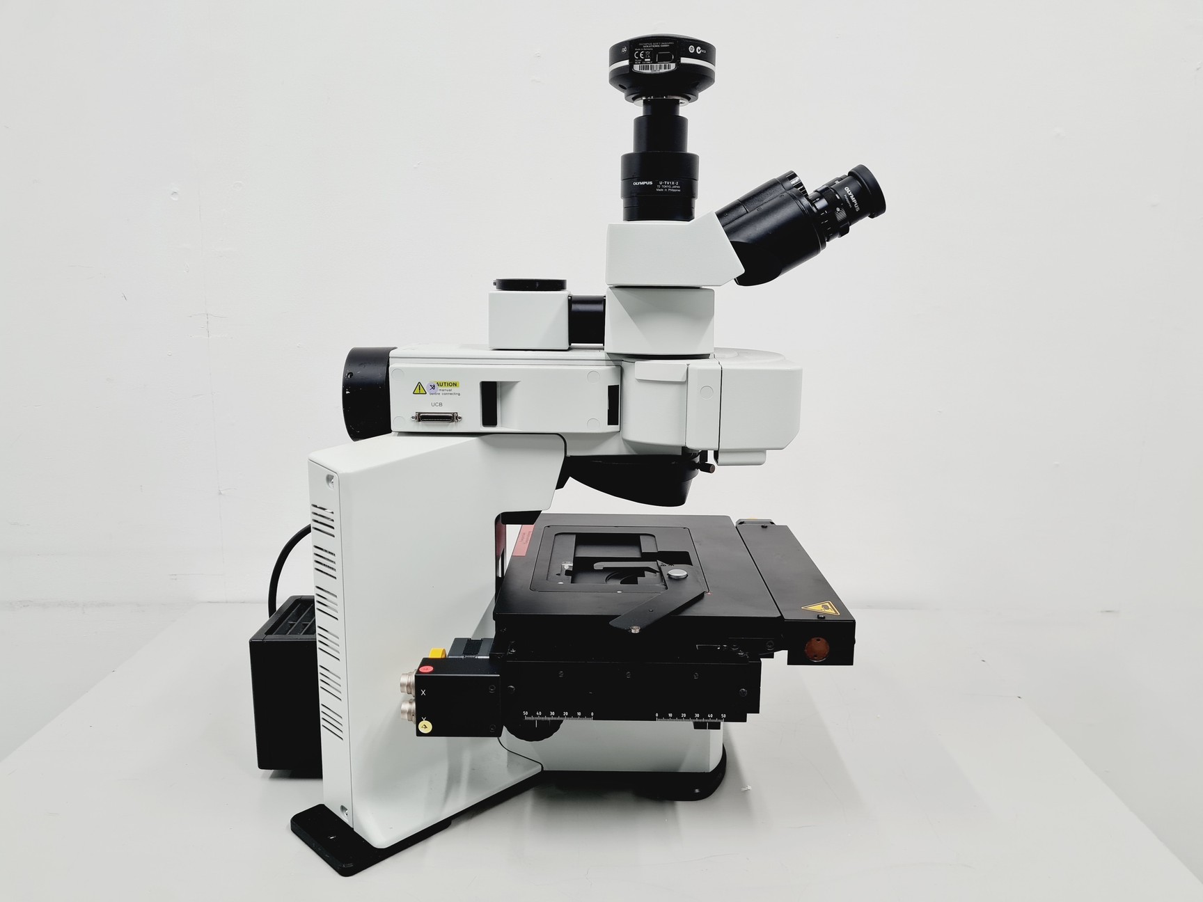 Image of Olympus BX51 Fluorescence Microscope with Olympus BX-UCB Stage Controller