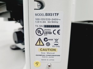 Thumbnail image of Olympus BX51 Fluorescence Microscope with Olympus BX-UCB Stage Controller