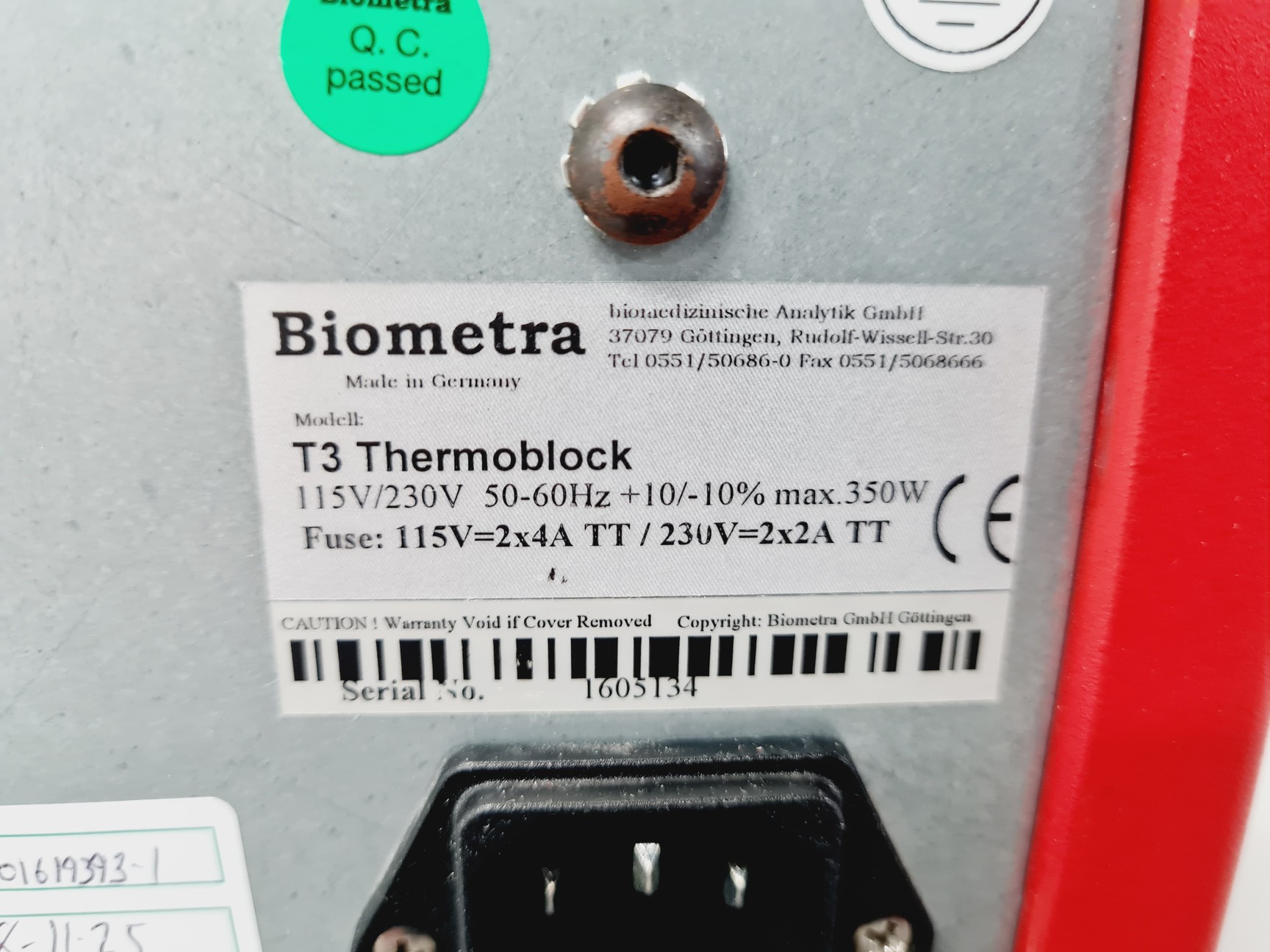 Image of Biometra T3 ThermoBlock Thermal Cycler