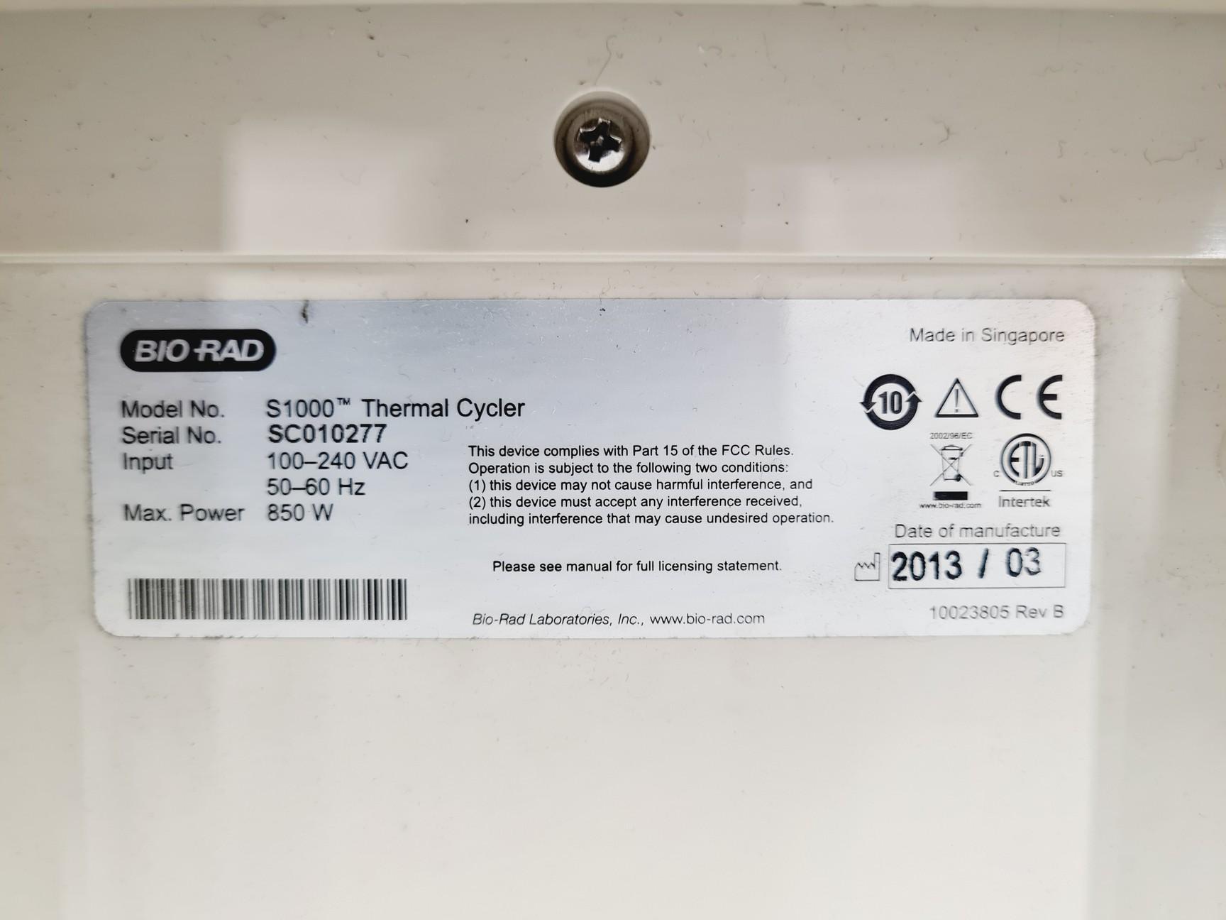 Image of Bio-Rad S1000 Thermal Cycler