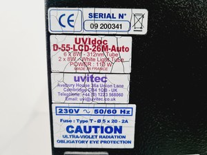 Thumbnail image of UVIdoc D-55-LCD-26M-Auto Transilluminator