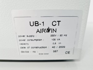 Thumbnail image of Airwin Ub-1 Ct Ultrasonic Humidifier