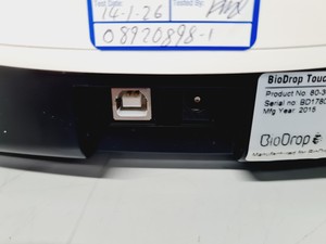 Thumbnail image of BioDrop Touch Duo Micro-Volume UV/Vis spectrophotometer