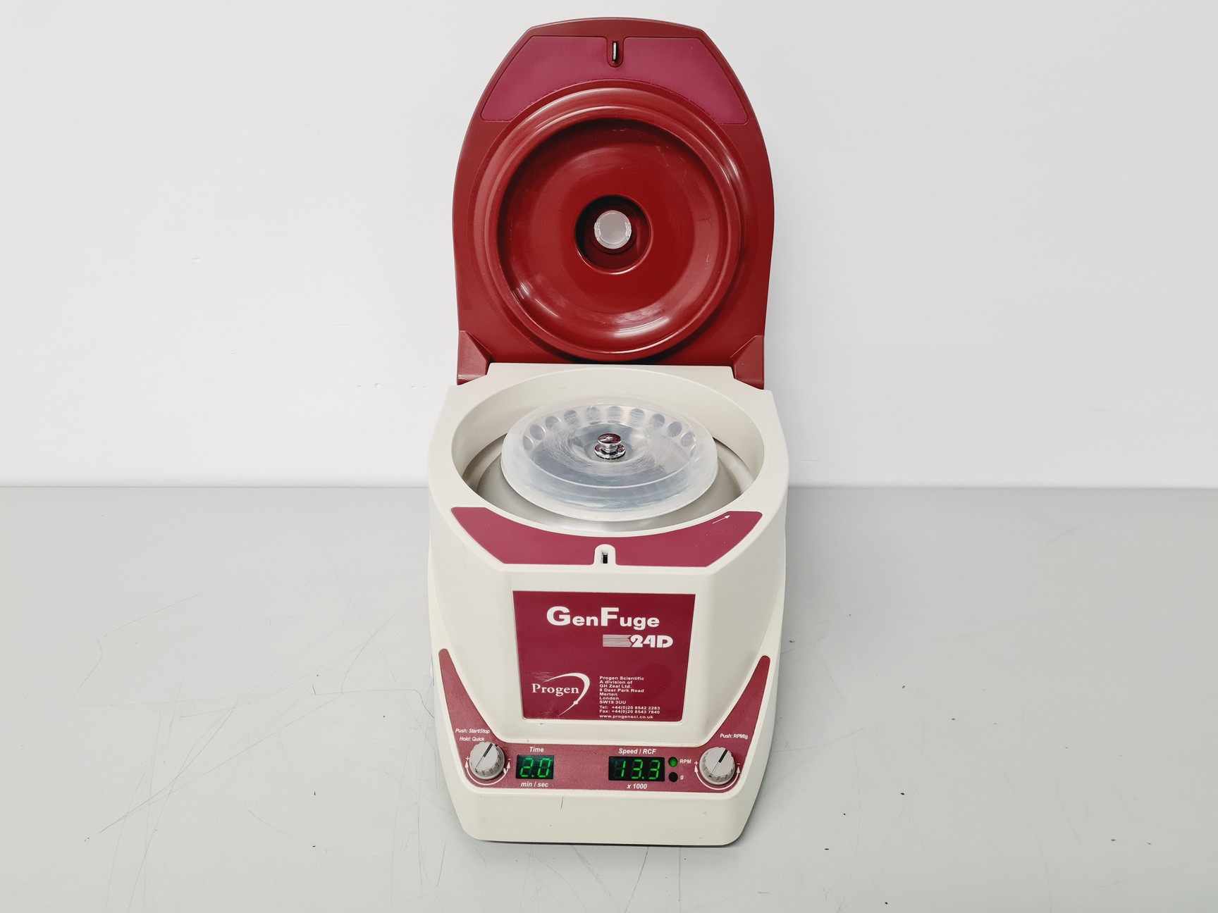 Image of Progen Scientific GenFuge 24D Digital Microcentrifuge