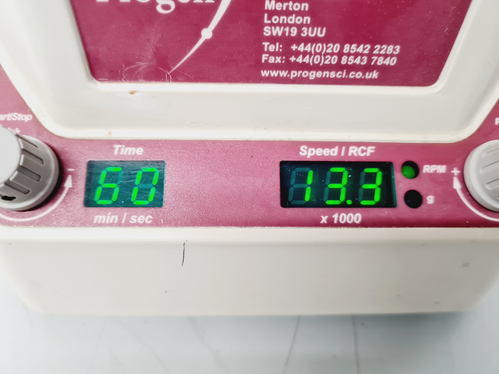 Image of Progen Scientific GenFuge 24D Digital Microcentrifuge