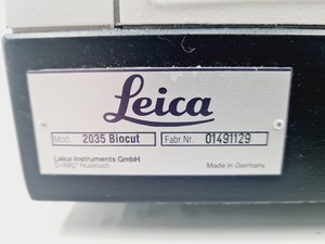 Thumbnail image of Leica 2035 Jung Biocut Microtome