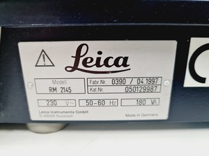 Thumbnail image of Leica RM 2145 Microtome