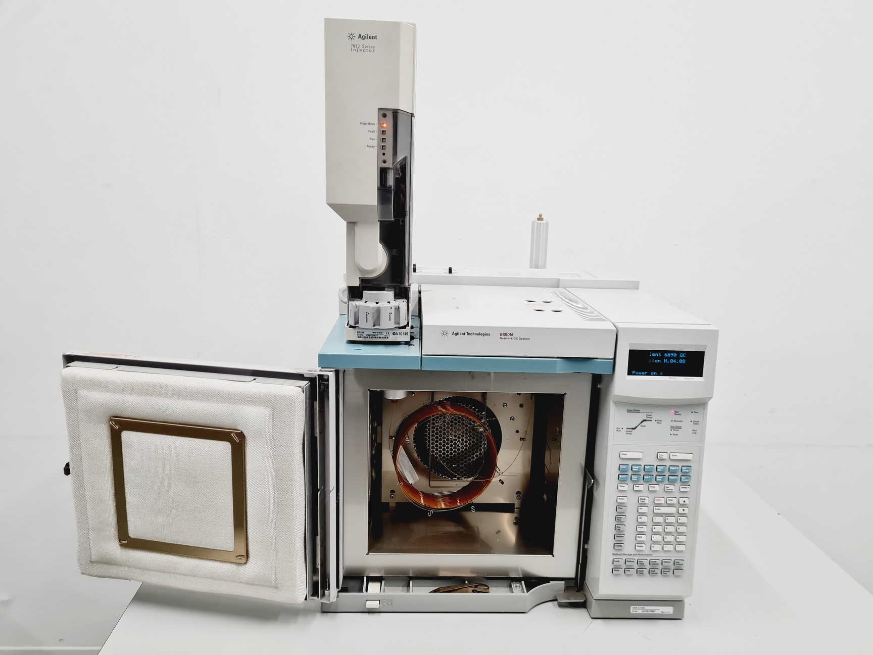 Lab Instruments Angilent Agilent Technologies 6890N Network GC System with 7683 Series Injector Lab