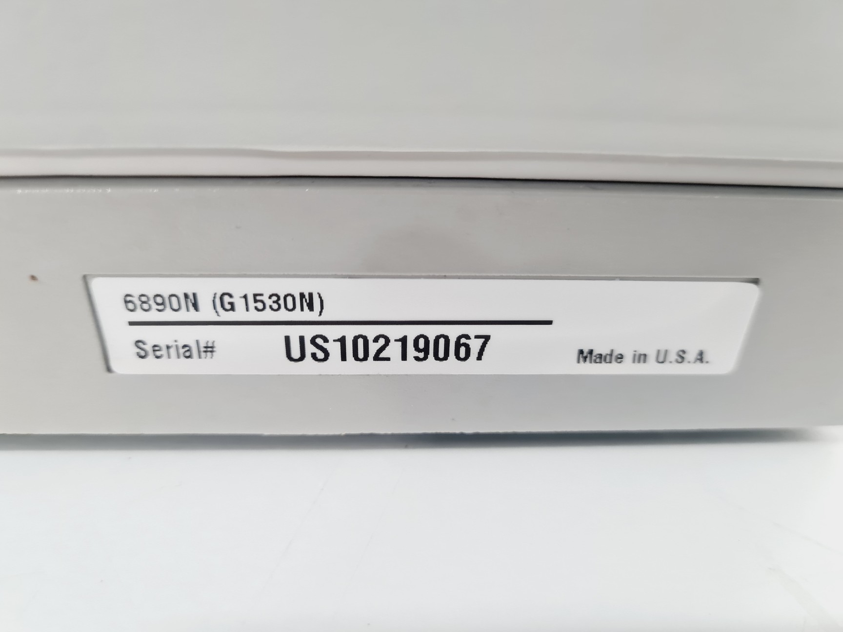 Image of Agilent Technologies 6890N Network GC System with 7683 Series Injector