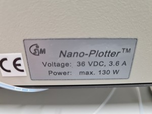 Thumbnail image of Sim Nano-Plotter 2.1 Liquid handling System with Sim Dilutor and Huber Ministat 
