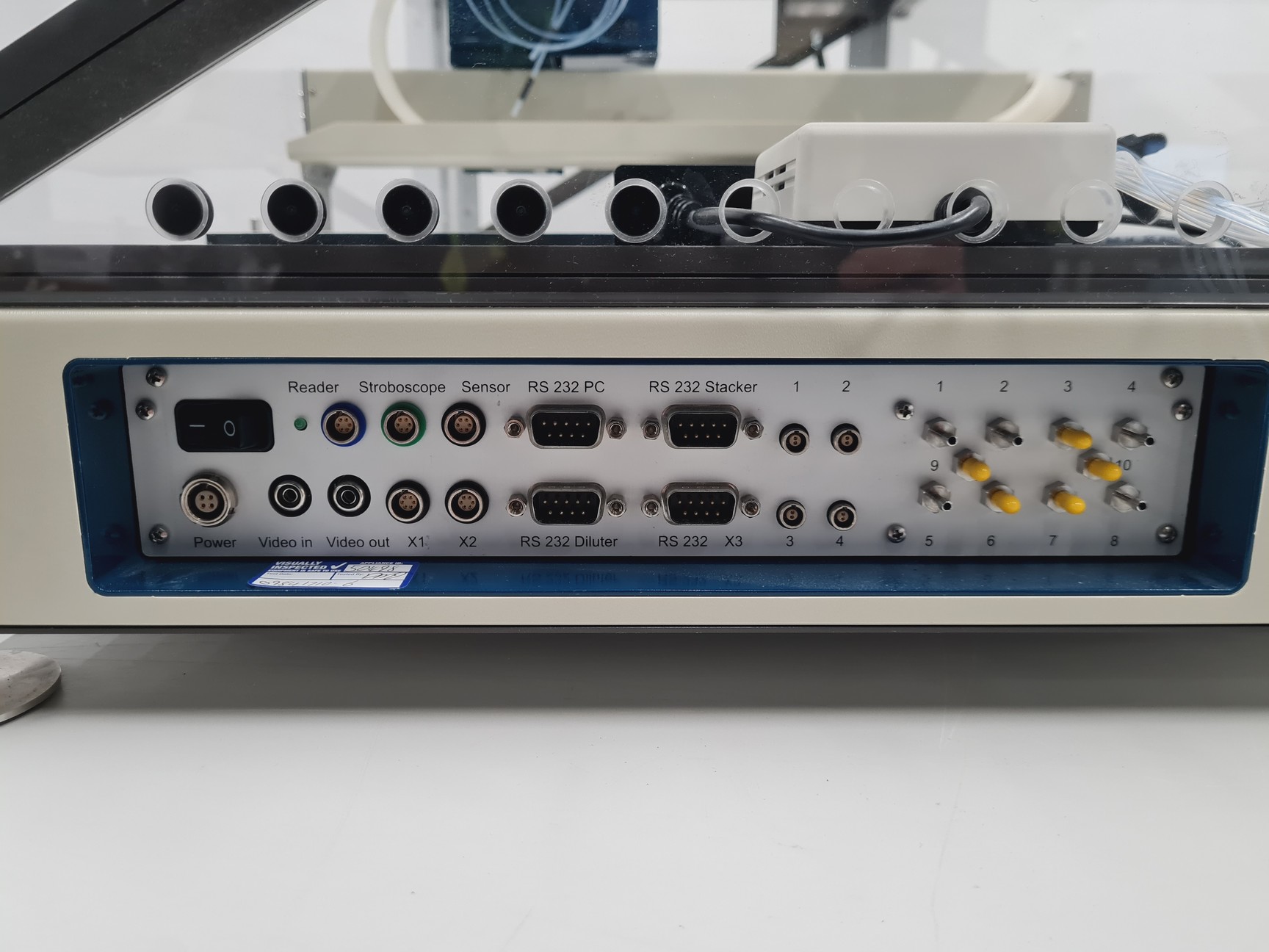 Image of Sim Nano-Plotter 2.1 Liquid handling System with Sim Dilutor and Huber Ministat 