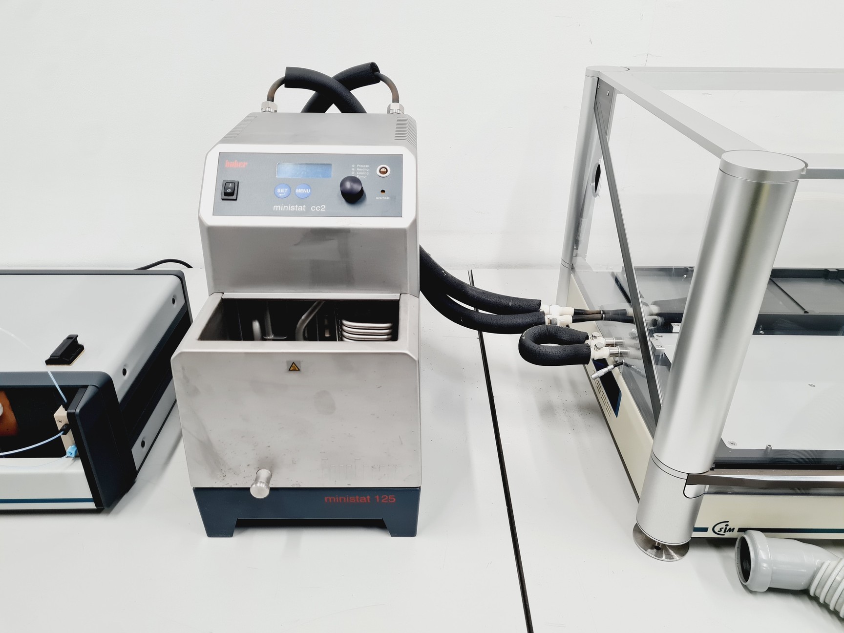 Image of Sim Nano-Plotter 2.1 Liquid handling System with Sim Dilutor and Huber Ministat 