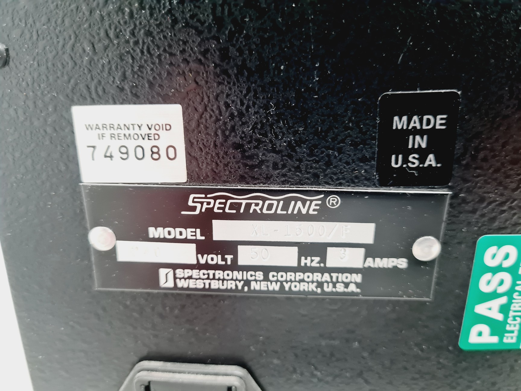 Image of Spectrolinker XL-1500 UV Crosslinker