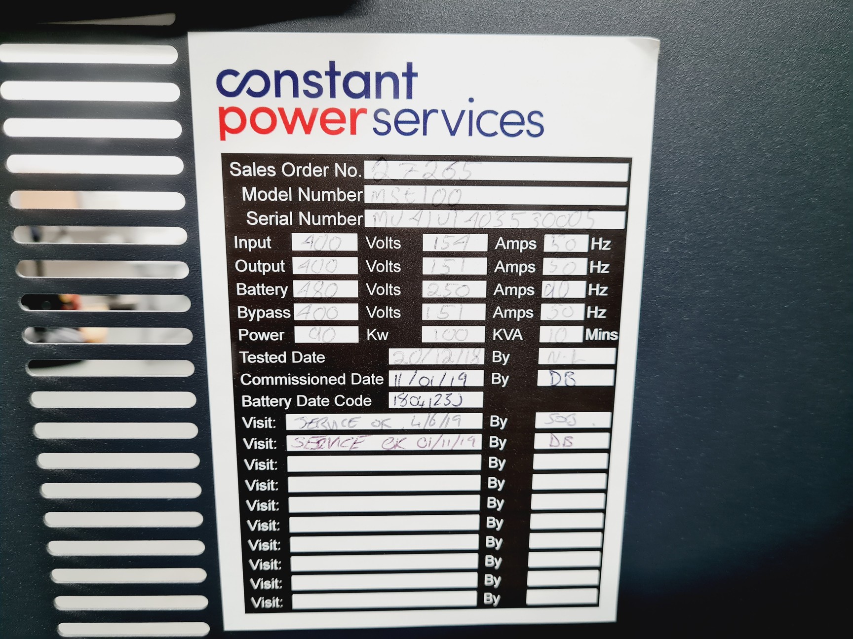 Image of Riello UPS Multi Sentry MST 100