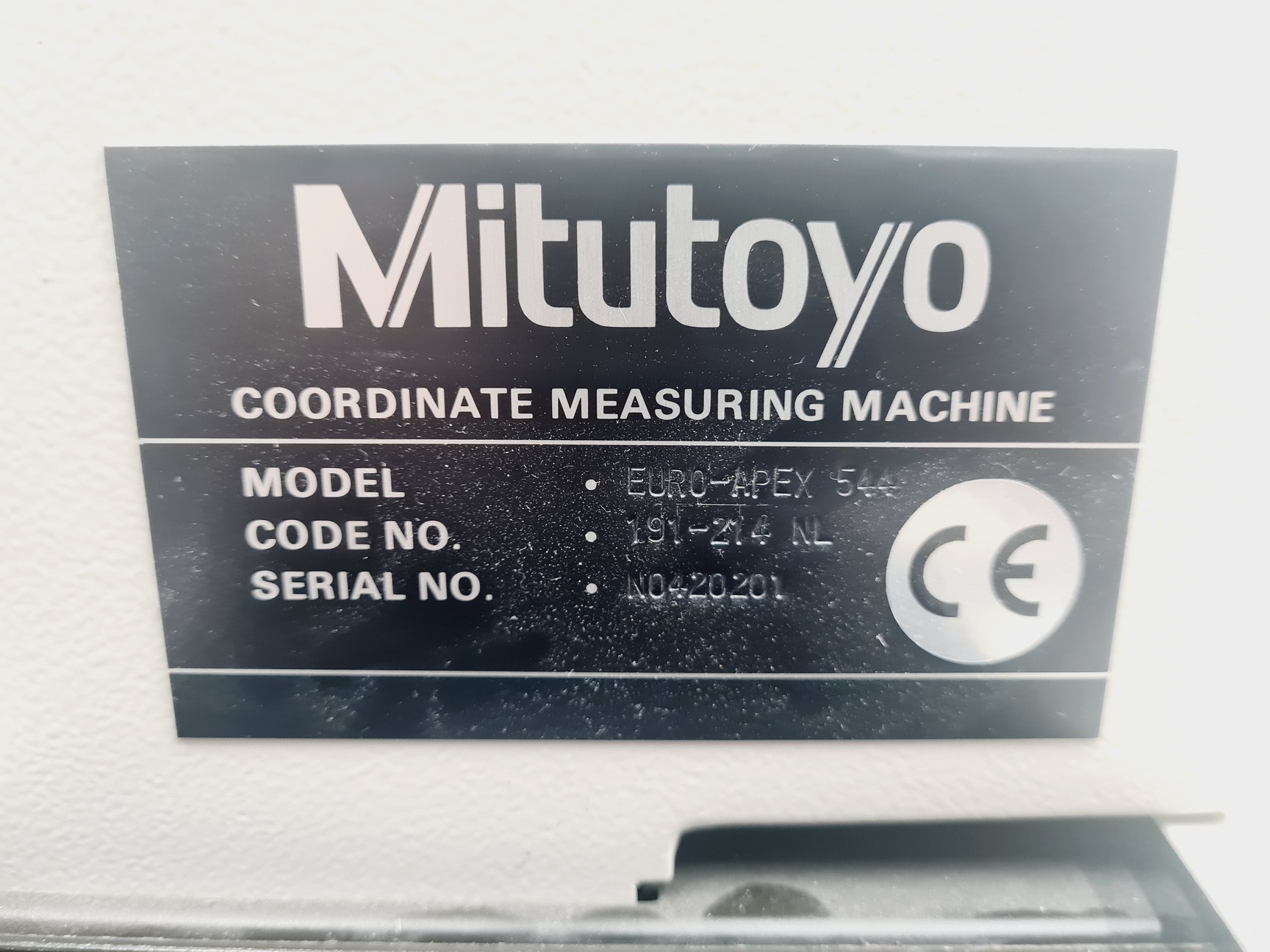 Image of Mitutoyo Euro-C-A544 Euro Apex Coordinate Measuring Machine