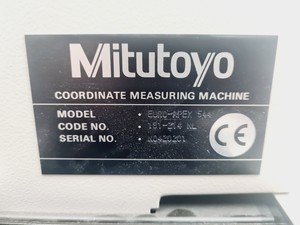 Thumbnail image of Mitutoyo Euro-C-A544 Euro Apex Coordinate Measuring Machine