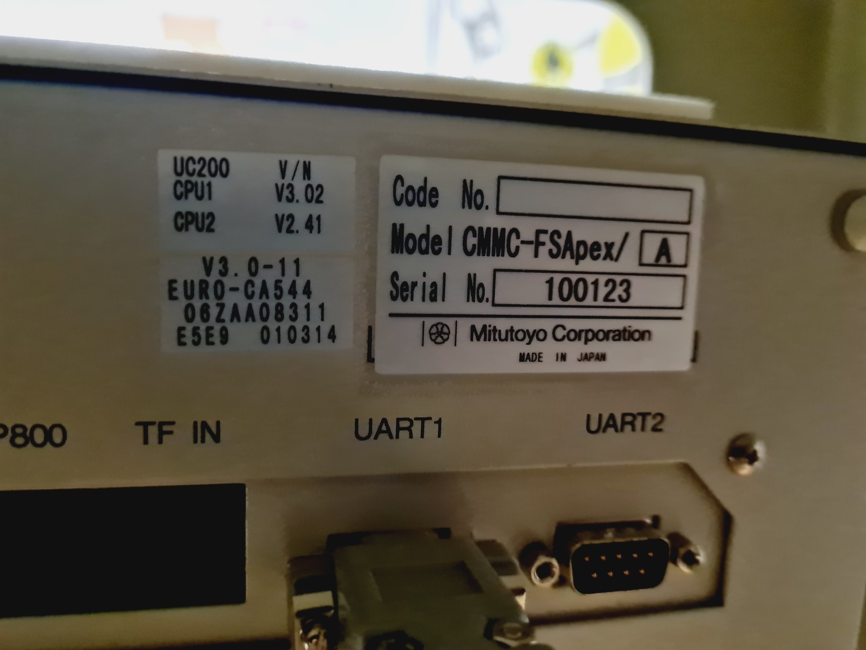 Image of Mitutoyo Euro-C-A544 Euro Apex Coordinate Measuring Machine