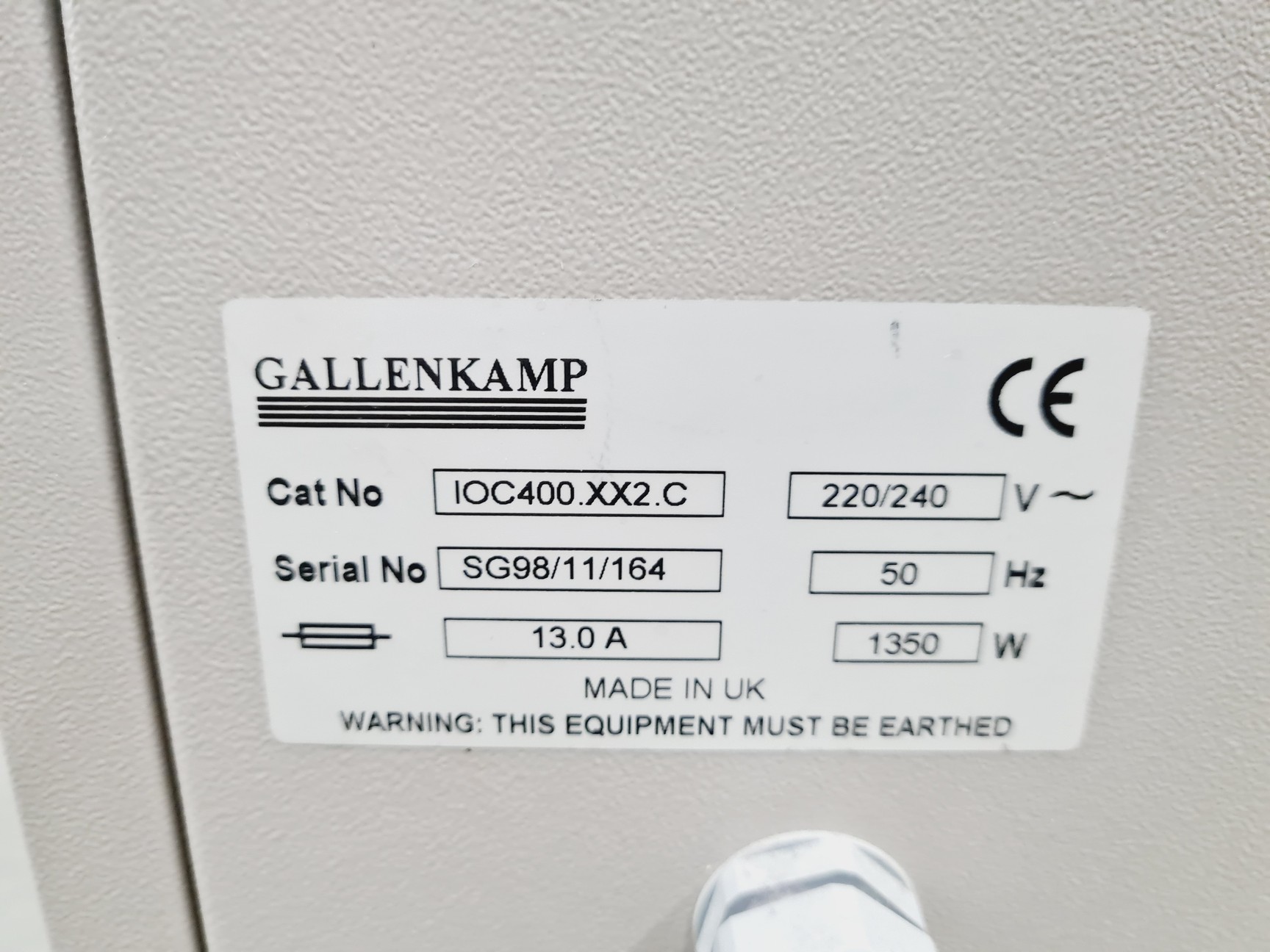 Image of Gallenkamp Orbital Incubator IOC400.XX2.C