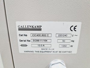 Thumbnail image of Gallenkamp Orbital Incubator IOC400.XX2.C