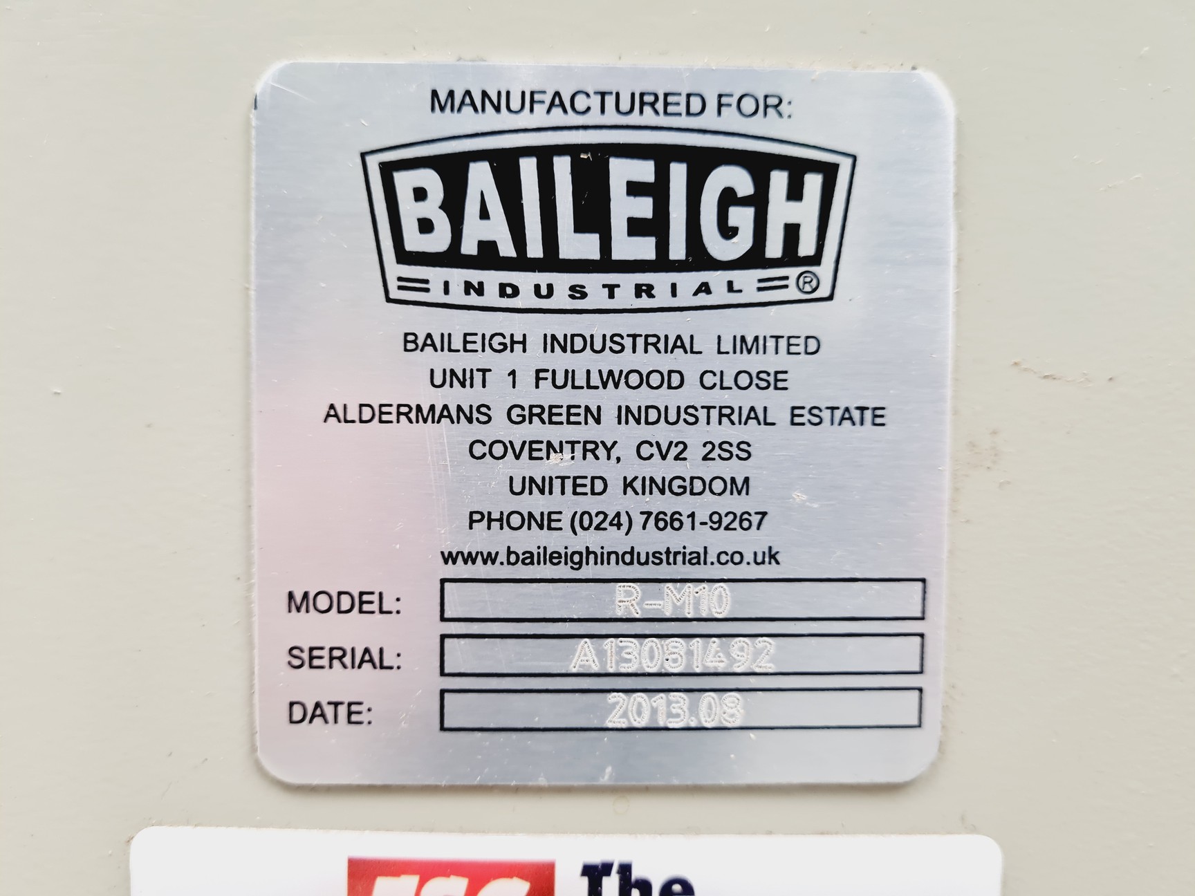 Image of Baileigh Industrial R-M10 Manual Roll Bender