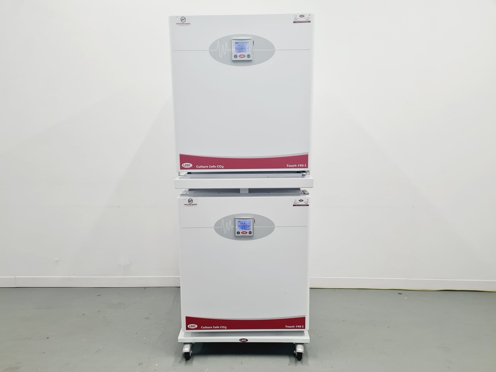 Image of LEEC Touch 190 S Culture Safe CO2 Double Stacked Incubator