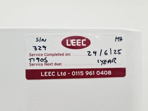 Thumbnail image of LEEC Touch 190 S Culture Safe CO2 Double Stacked Incubator