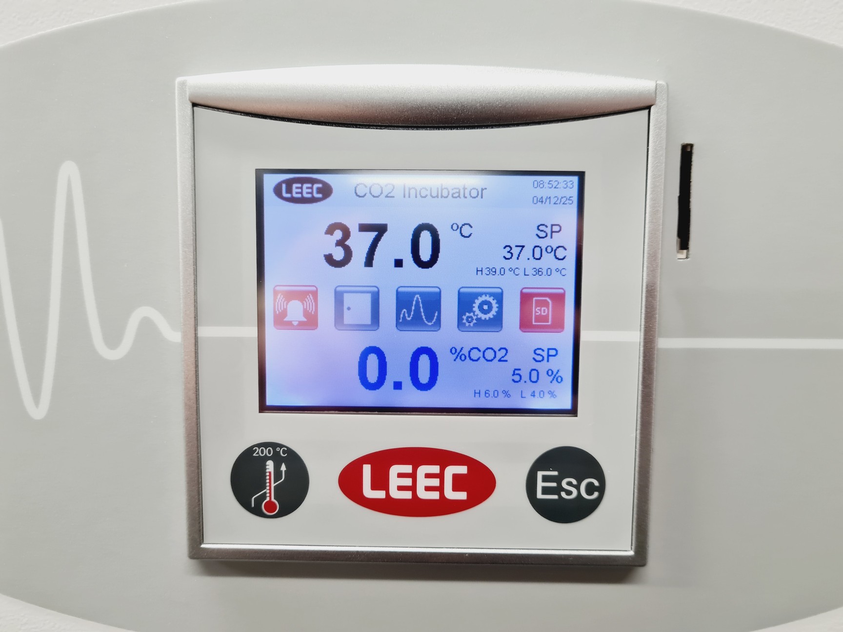 Image of LEEC Touch 190 S Culture Safe CO2 Double Stacked Incubator