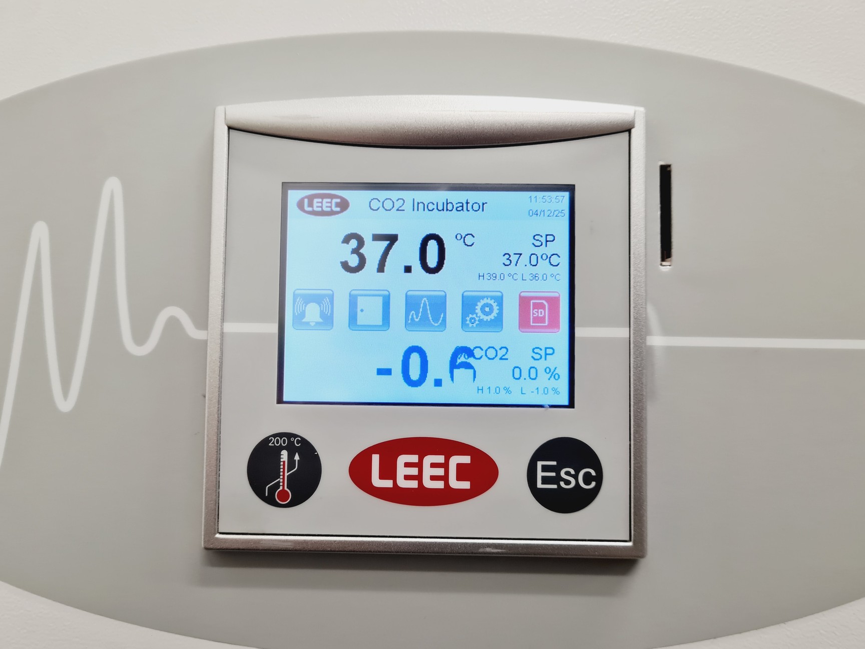 Image of LEEC Touch 190 S Culture Safe CO2 Double Stacked Incubator