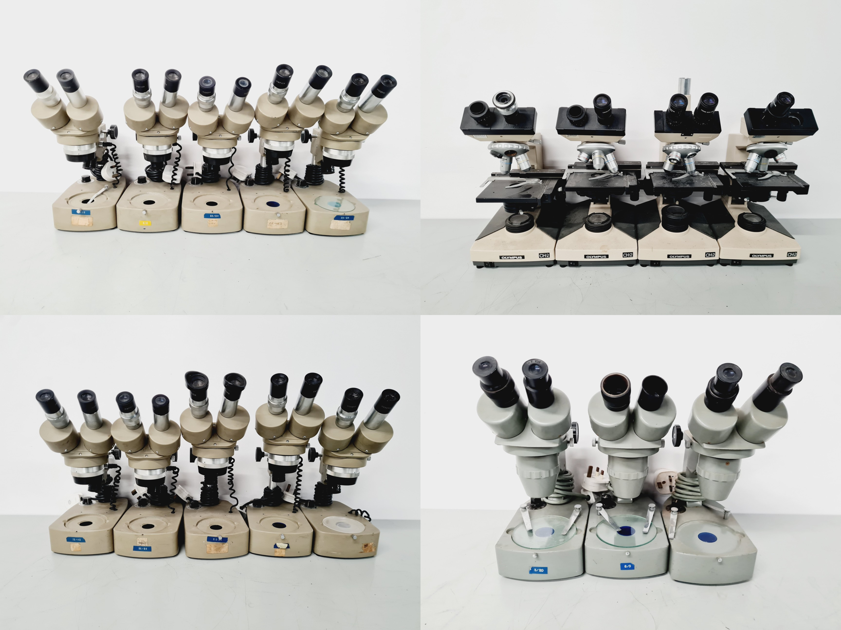 Image of Mixed Job Lot of Microscopes - Watson, Vickers, Olympus, Prior 